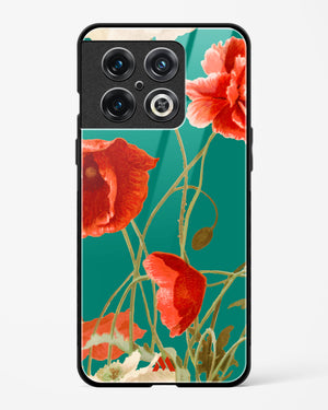 Vintage Poppy Field Glass Case Phone Cover-(OnePlus)