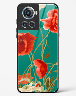 Vintage Poppy Field Glass Case Phone Cover (OnePlus)