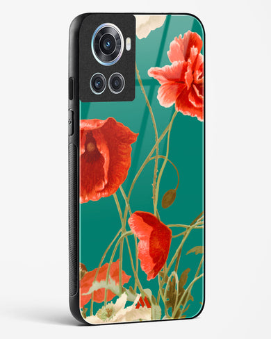 Vintage Poppy Field Glass Case Phone Cover (OnePlus)