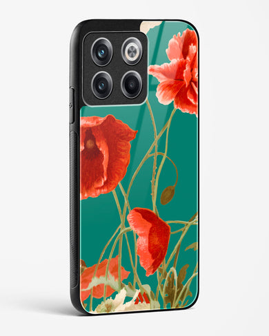 Vintage Poppy Field Glass Case Phone Cover-(OnePlus)