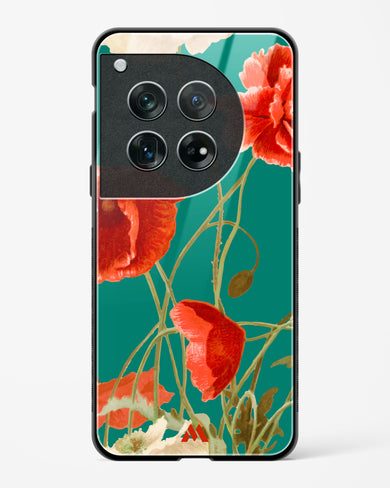 Vintage Poppy Field Glass Case Phone Cover (OnePlus)