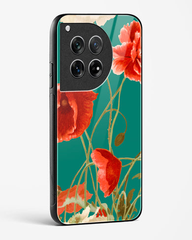 Vintage Poppy Field Glass Case Phone Cover (OnePlus)
