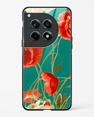 Vintage Poppy Field Glass Case Phone Cover (OnePlus)
