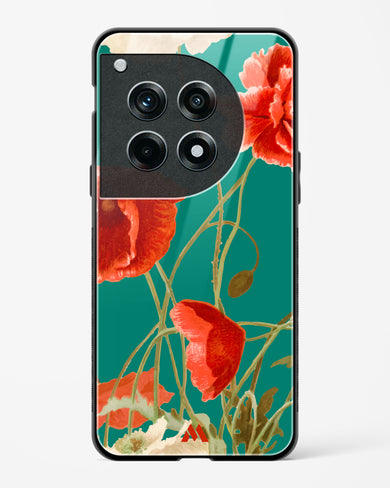 Vintage Poppy Field Glass Case Phone Cover (OnePlus)