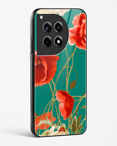 Vintage Poppy Field Glass Case Phone Cover (OnePlus)