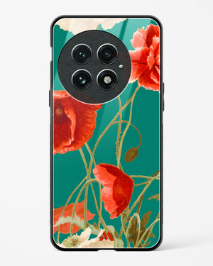 Vintage Poppy Field Glass Case Phone Cover (OnePlus)