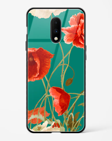 Vintage Poppy Field Glass Case Phone Cover (OnePlus)