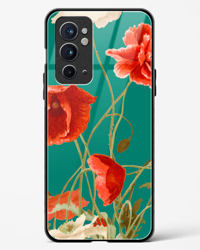 Vintage Poppy Field Glass Case Phone Cover (OnePlus)