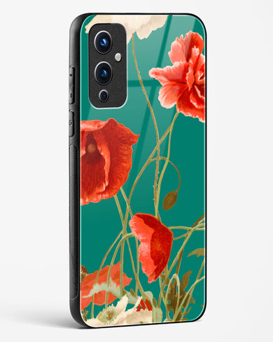 Vintage Poppy Field Glass Case Phone Cover (OnePlus)