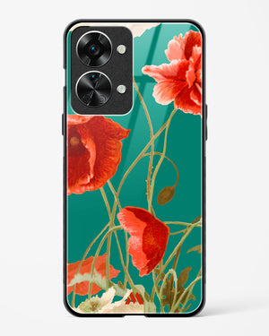 Vintage Poppy Field Glass Case Phone Cover (OnePlus)