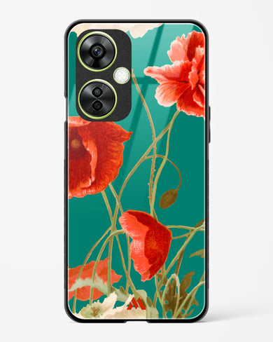 Vintage Poppy Field Glass Case Phone Cover (OnePlus)