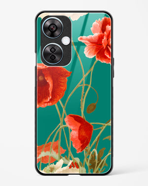 Vintage Poppy Field Glass Case Phone Cover (OnePlus)