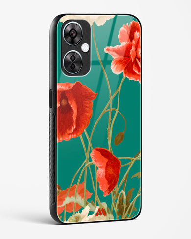 Vintage Poppy Field Glass Case Phone Cover (OnePlus)