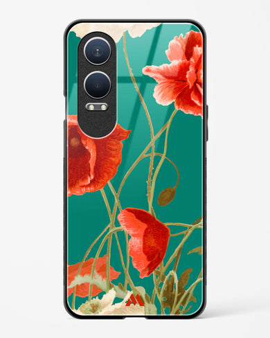 Vintage Poppy Field Glass Case Phone Cover (OnePlus)