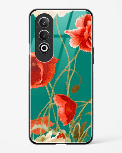 Vintage Poppy Field Glass Case Phone Cover (OnePlus)