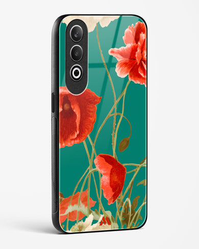 Vintage Poppy Field Glass Case Phone Cover (OnePlus)