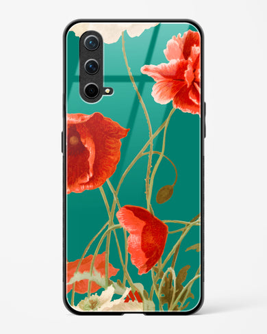 Vintage Poppy Field Glass Case Phone Cover-(OnePlus)