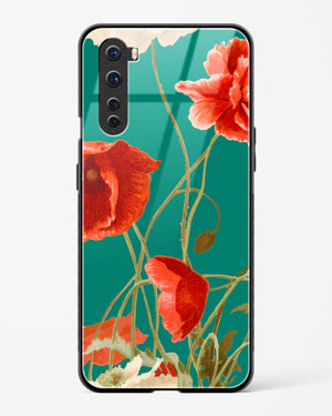 Vintage Poppy Field Glass Case Phone Cover (OnePlus)