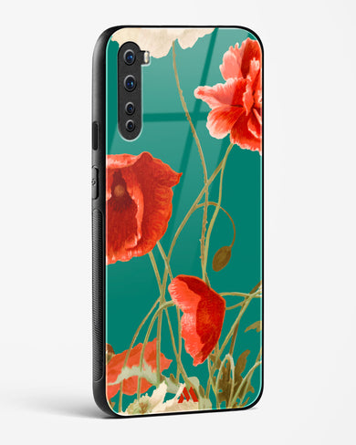 Vintage Poppy Field Glass Case Phone Cover (OnePlus)