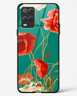 Vintage Poppy Field Glass Case Phone Cover (Oppo)
