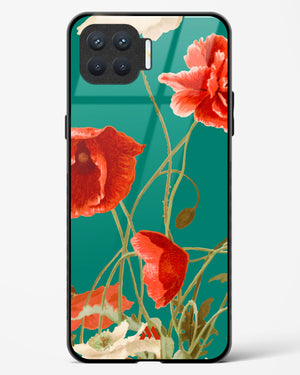 Vintage Poppy Field Glass Case Phone Cover (Oppo)