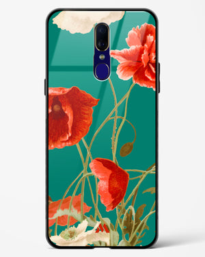 Vintage Poppy Field Glass Case Phone Cover (Oppo)