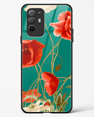 Vintage Poppy Field Glass Case Phone Cover (Oppo)
