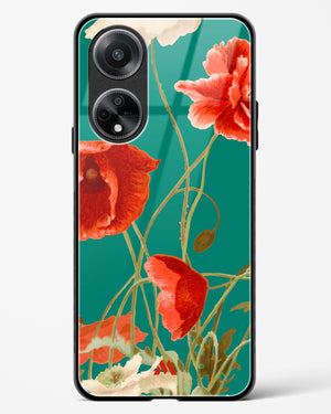 Vintage Poppy Field Glass Case Phone Cover (Oppo)