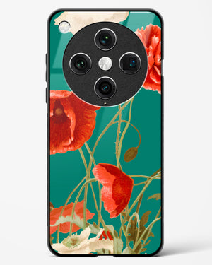 Vintage Poppy Field Glass Case Phone Cover (Oppo)