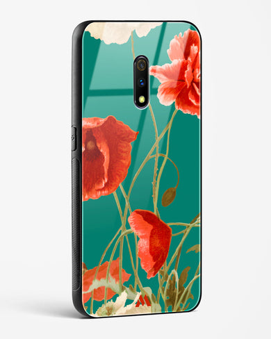 Vintage Poppy Field Glass Case Phone Cover-(Oppo)