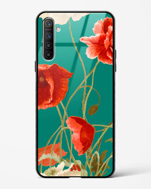Vintage Poppy Field Glass Case Phone Cover (Oppo)