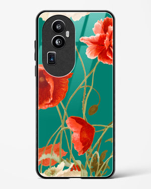 Vintage Poppy Field Glass Case Phone Cover (Oppo)