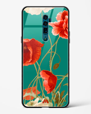 Vintage Poppy Field Glass Case Phone Cover (Oppo)