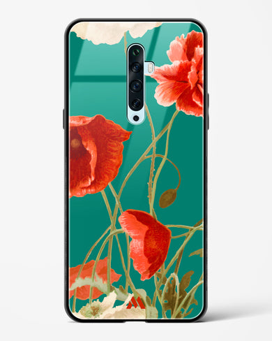 Vintage Poppy Field Glass Case Phone Cover (Oppo)