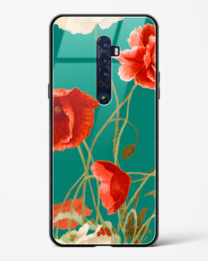 Vintage Poppy Field Glass Case Phone Cover (Oppo)