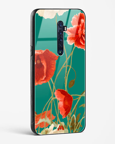 Vintage Poppy Field Glass Case Phone Cover (Oppo)