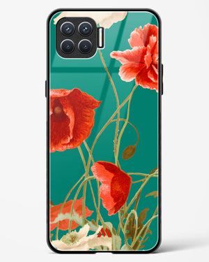 Vintage Poppy Field Glass Case Phone Cover (Oppo)