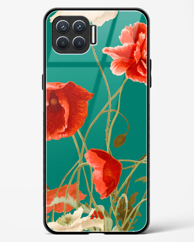 Vintage Poppy Field Glass Case Phone Cover (Oppo)