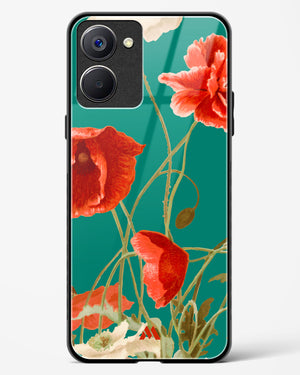 Vintage Poppy Field Glass Case Phone Cover (Realme)