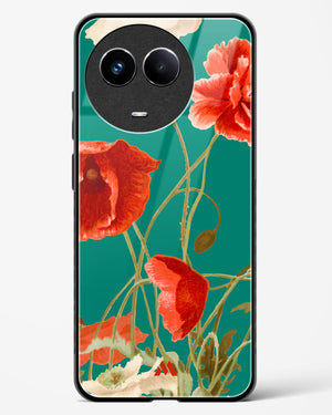 Vintage Poppy Field Glass Case Phone Cover (Realme)