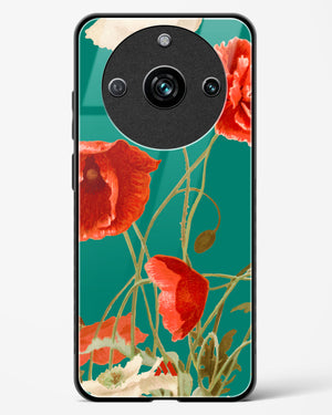 Vintage Poppy Field Glass Case Phone Cover (Realme)