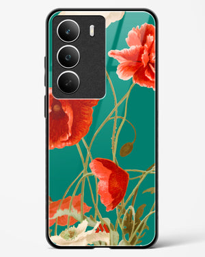 Vintage Poppy Field Glass Case Phone Cover (Realme)