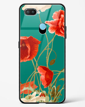 Vintage Poppy Field Glass Case Phone Cover (Realme)