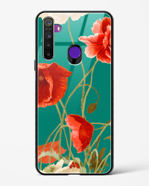 Vintage Poppy Field Glass Case Phone Cover (Realme)