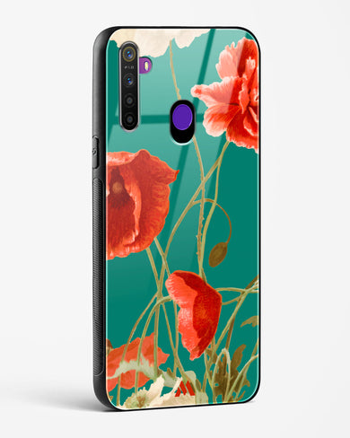 Vintage Poppy Field Glass Case Phone Cover-(Realme)