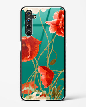 Vintage Poppy Field Glass Case Phone Cover (Realme)