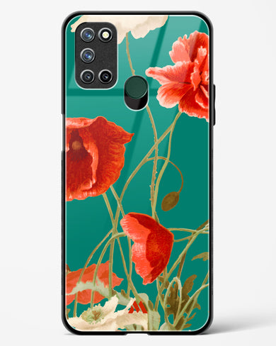 Vintage Poppy Field Glass Case Phone Cover (Realme)