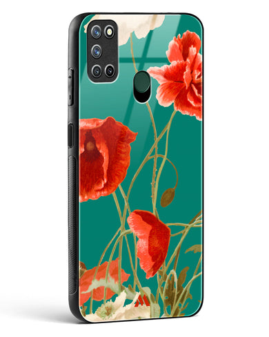 Vintage Poppy Field Glass Case Phone Cover (Realme)