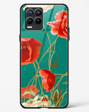 Vintage Poppy Field Glass Case Phone Cover (Realme)