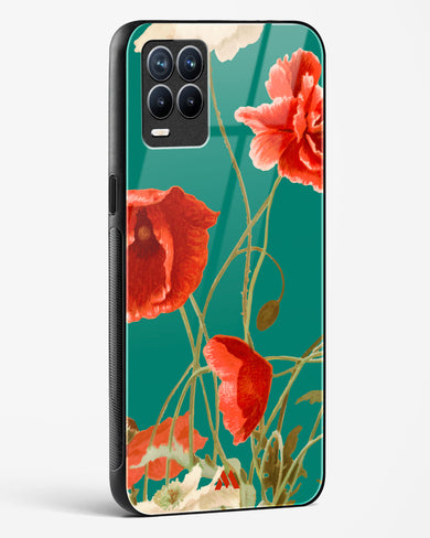 Vintage Poppy Field Glass Case Phone Cover (Realme)